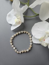 1 Creme, Beiges Perlen Damen