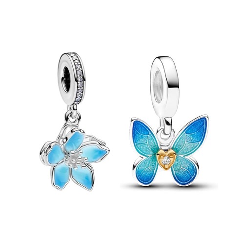 Charms blumen schmetterlinge - blumen,