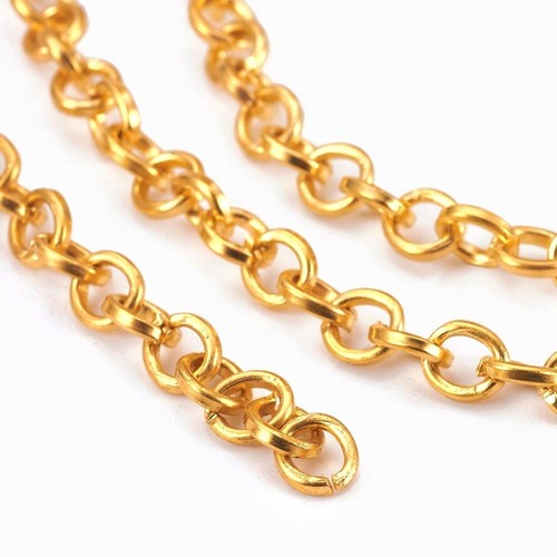 Metallkette gold 5mm - 3m,