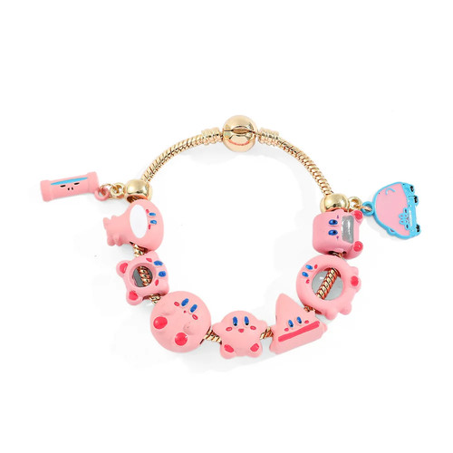 Armreif kirby charm rosa - armreif,