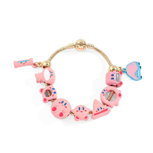 Armreif kirby charm rosa - armreif,