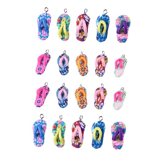 50stücke flip flops anhänger - 50stücke, flip-flops